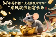 84年属鼠者财运指南，把握三大最佳发财方向，乘风破浪创富未来