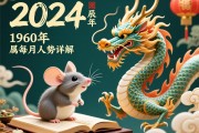 2024甲辰龙年，1960年属鼠人每月运势详解