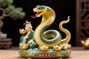 属蛇人最旺摆件，灵蛇盘绕，福运自来