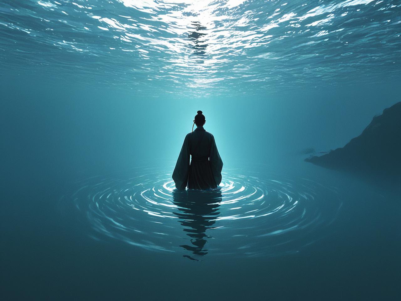 梦到好深的水，我在水中走，一场心灵深处的潜行