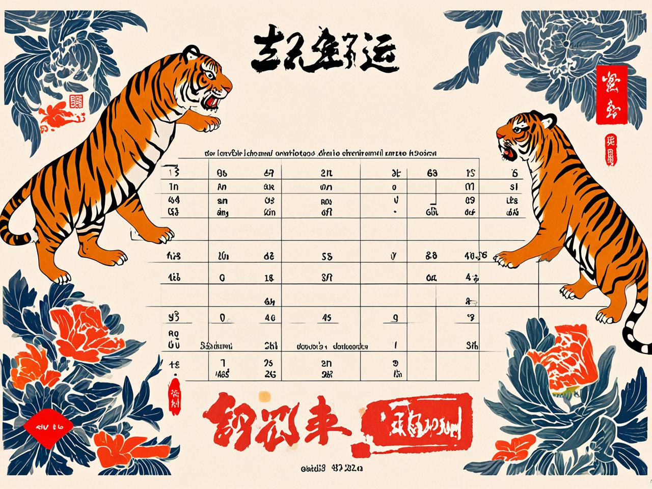 2025年属虎人全年运势详解，74年出生者每月运程指南