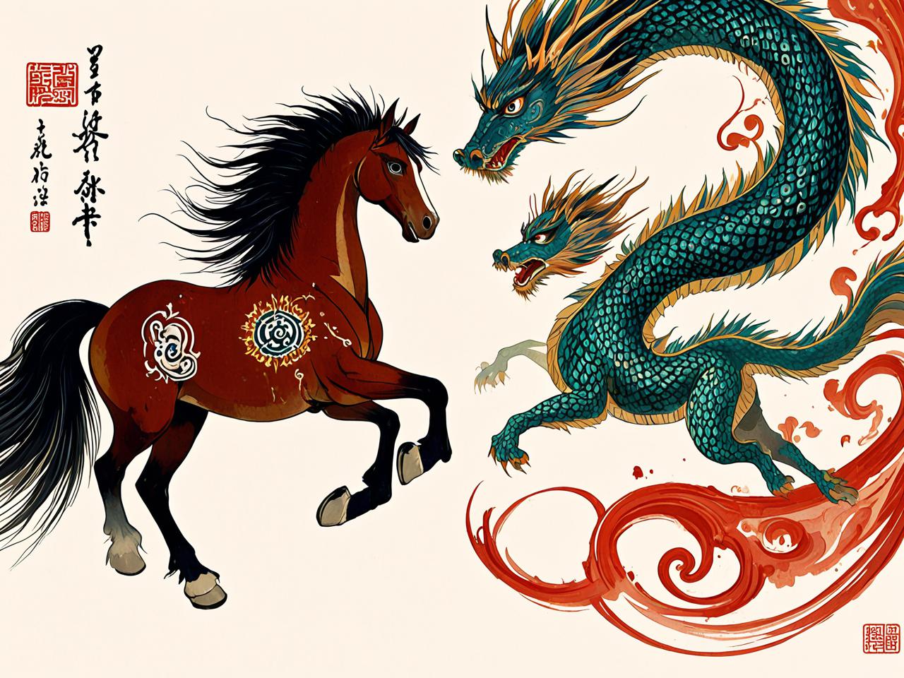 马与龙，相克还是相冲？探析中国传统文化中的生肖关系