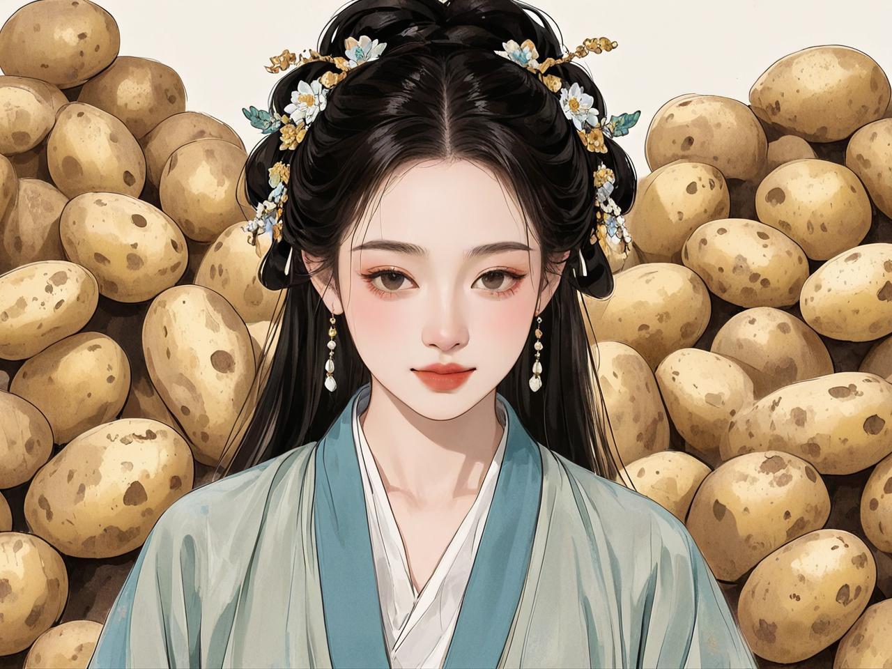 女人梦见有一大堆土豆