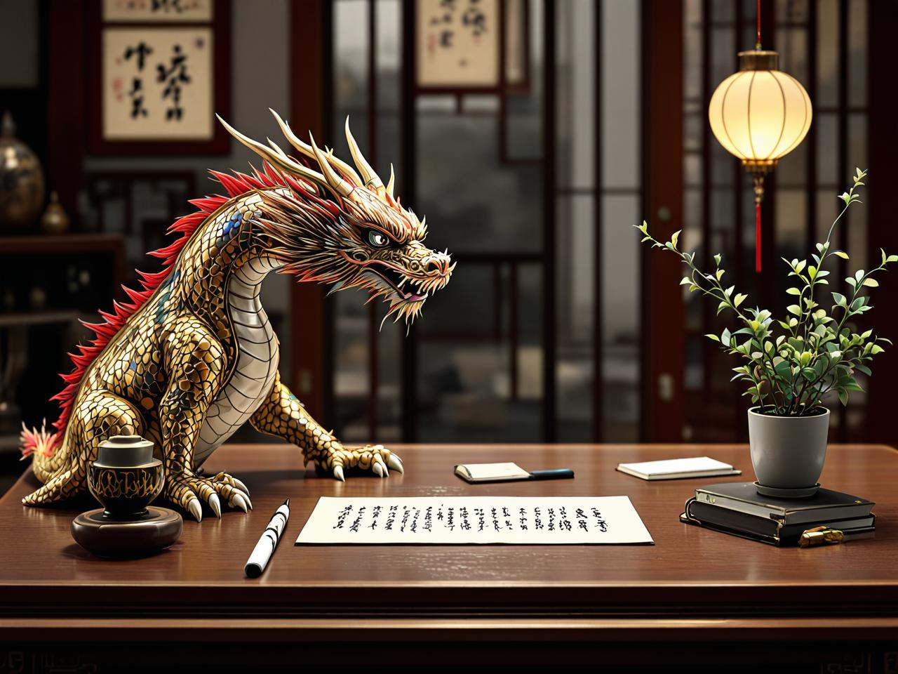 属龙的办公桌上放什么植物好？打造事业风水宝地！