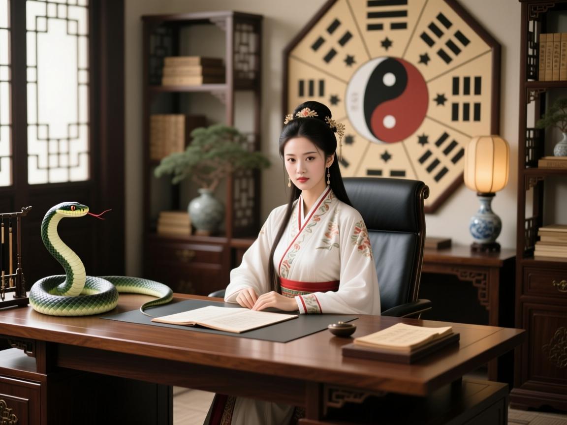 属蛇女办公桌坐向大忌，风水布局中的关键禁忌与化解之道