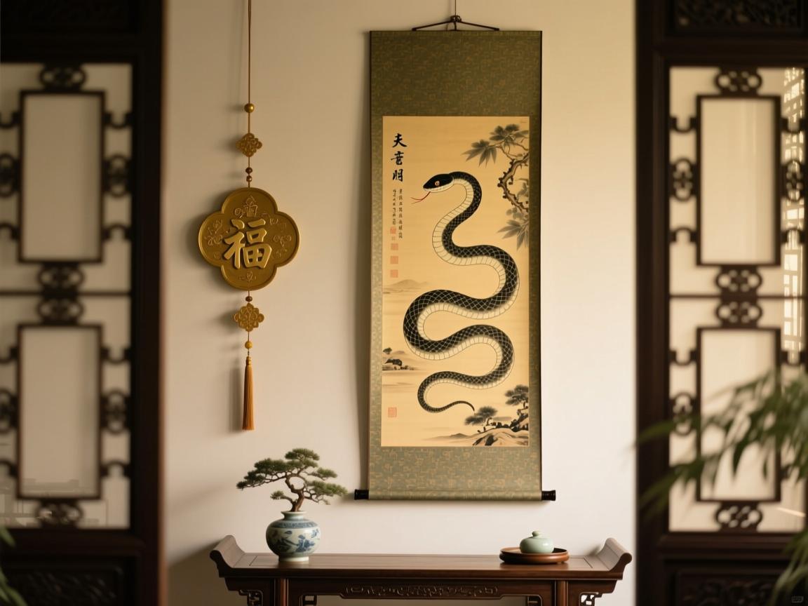 属蛇家中挂什么画最旺，风水布局与艺术选择