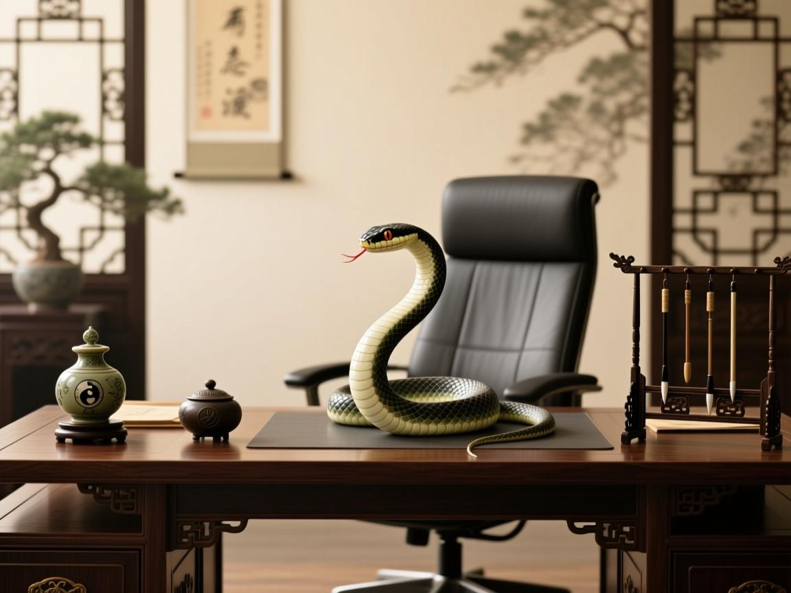 属蛇办公桌最忌三个东西，风水禁忌与职场运势解析