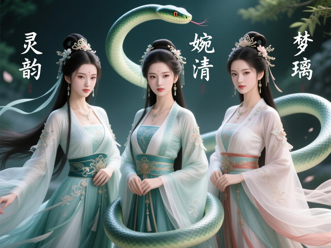 蛇女最旺三个名字，灵韵、婉清、梦璃的玄机探秘