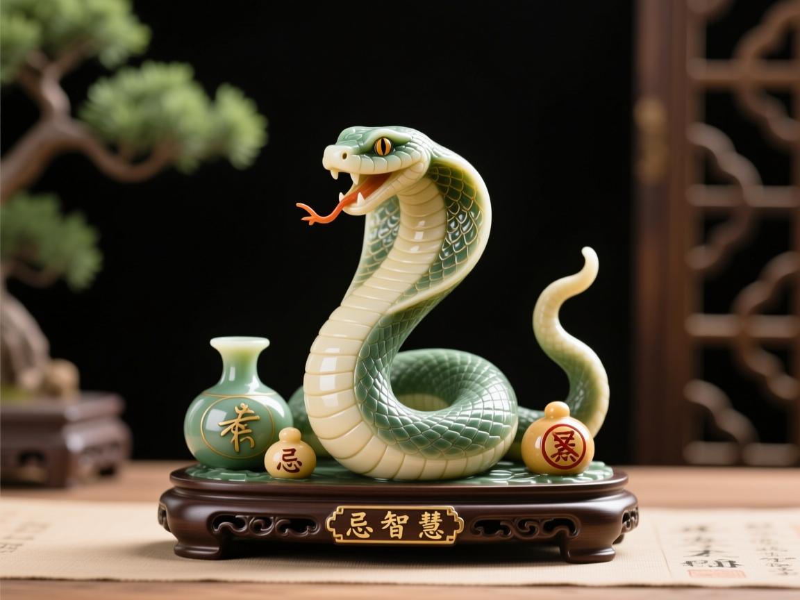 属蛇的摆件最忌三个东西，风水禁忌与摆放智慧