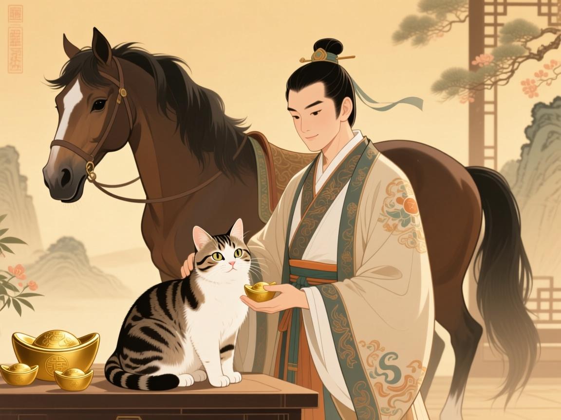 属马人养猫吉利吗？解析生肖与宠物的风水缘分