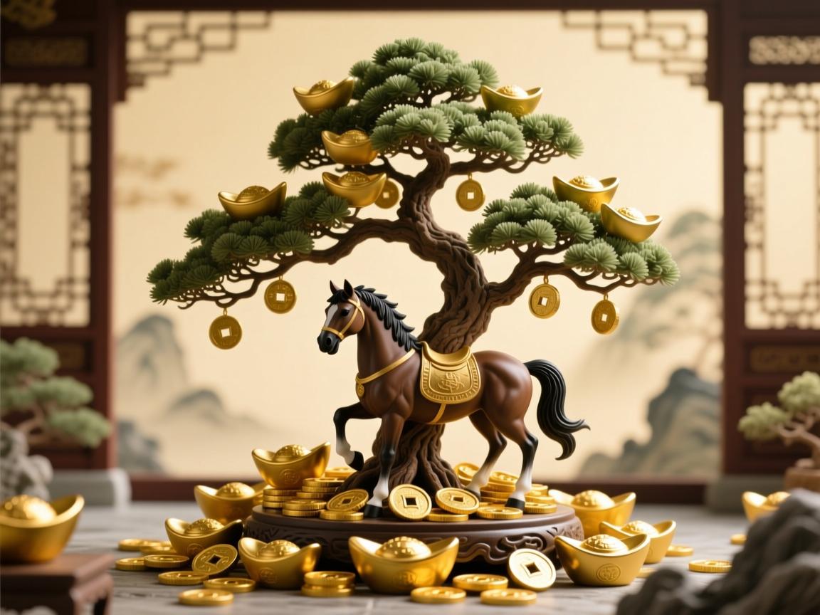 属马人种什么树最旺财,风水布局与财运提升指南 属马人种什么树最旺财,风水布局与财运提升指南