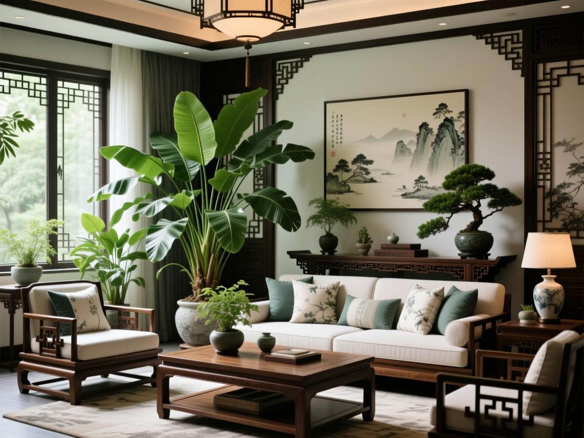 客厅最好养的大型植物，打造绿意盎然的居家空间