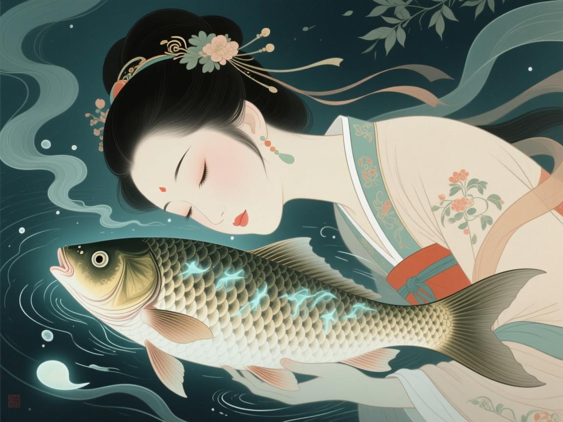 女人梦见做鱼，潜意识中的情感、创造与转变