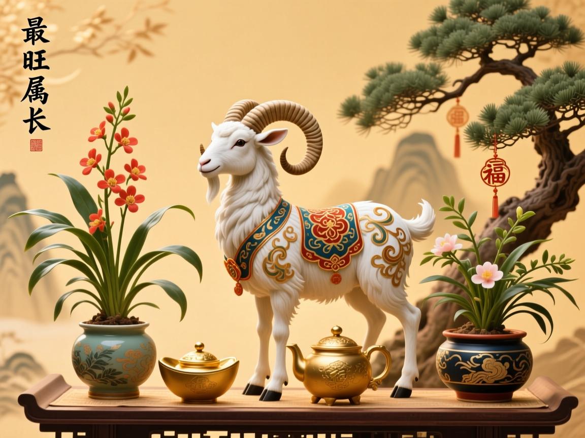 祥瑞之选，揭秘最旺属羊人的三大植物，助你福运绵长