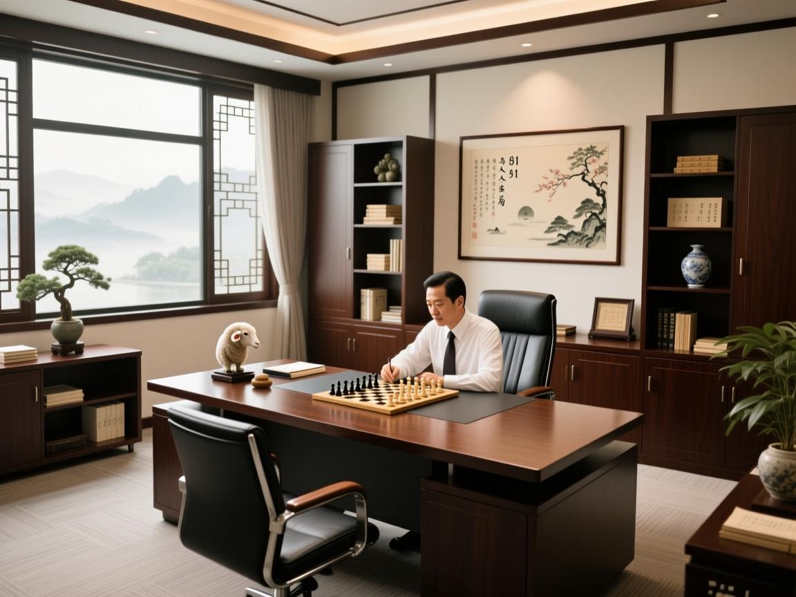 91年羊办公室最佳座位，坐拥一方，布局职场风水与人生棋局