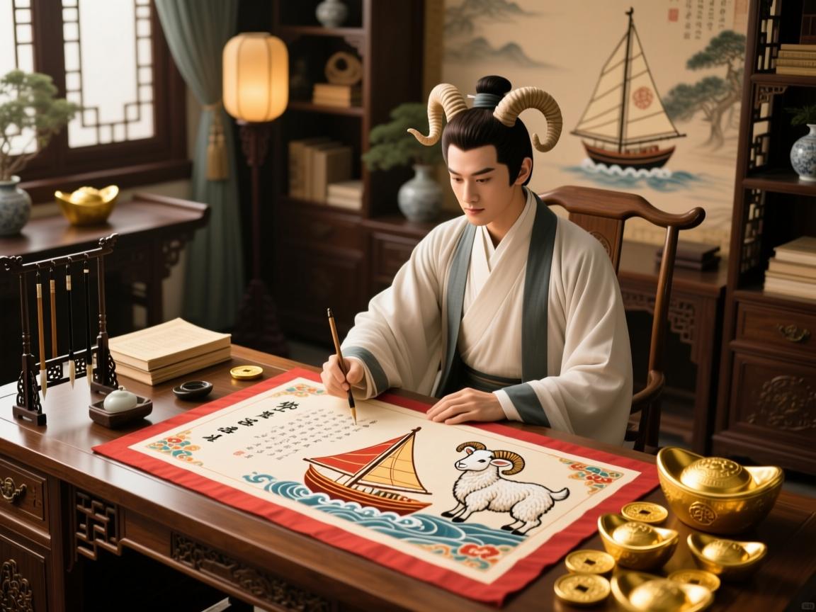 属羊人办公桌旺财指南，巧布格局，招财纳福，助你事业羊帆启航！