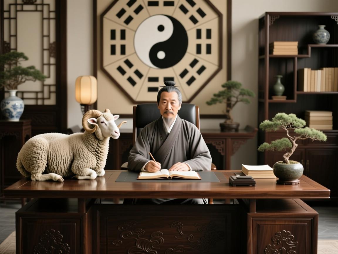79年羊，坐西朝东，一方办公桌的风水流转与人生安顿