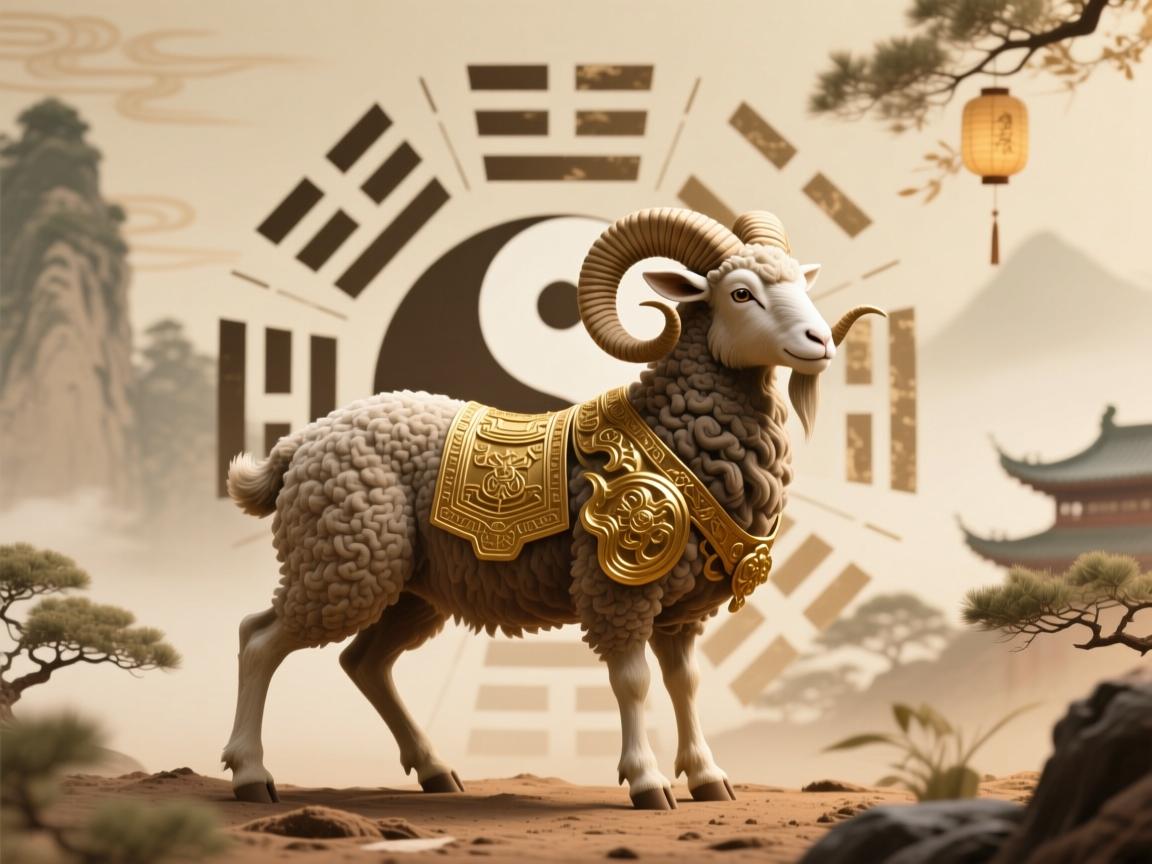 属羊五行探秘，土性温厚还是金藏刚毅？解析生肖与五行的深层关联