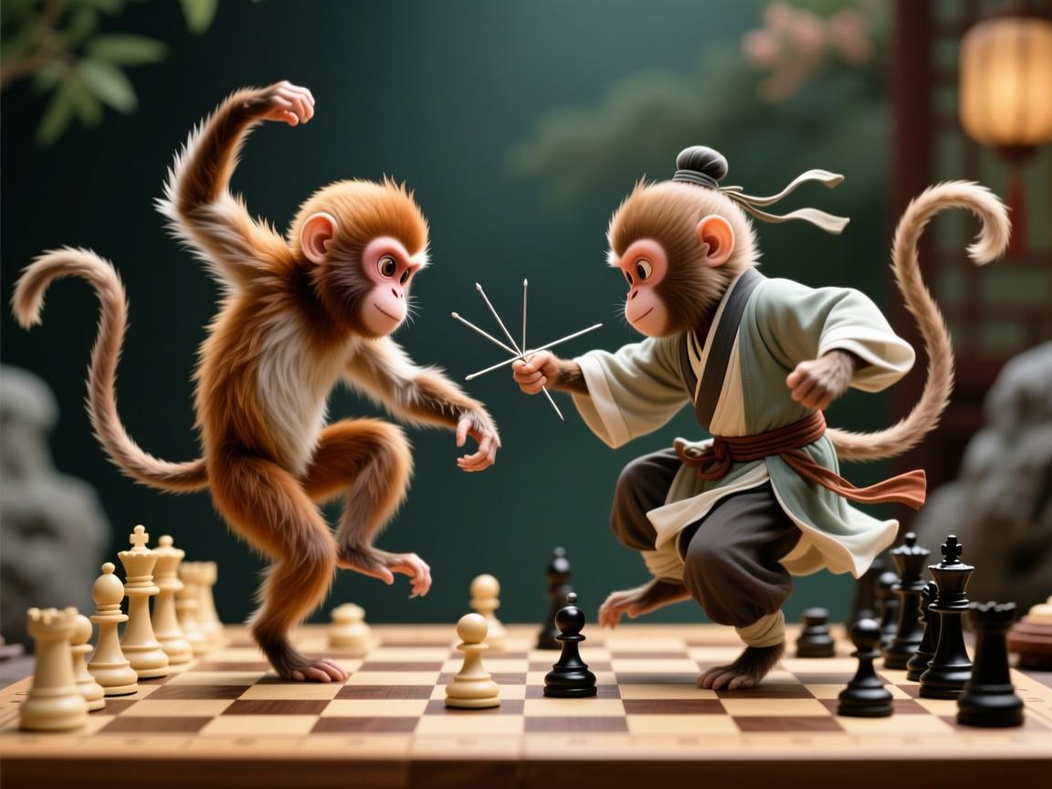 双猴共舞，是棋逢对手的佳偶，还是针锋相对的冤家？