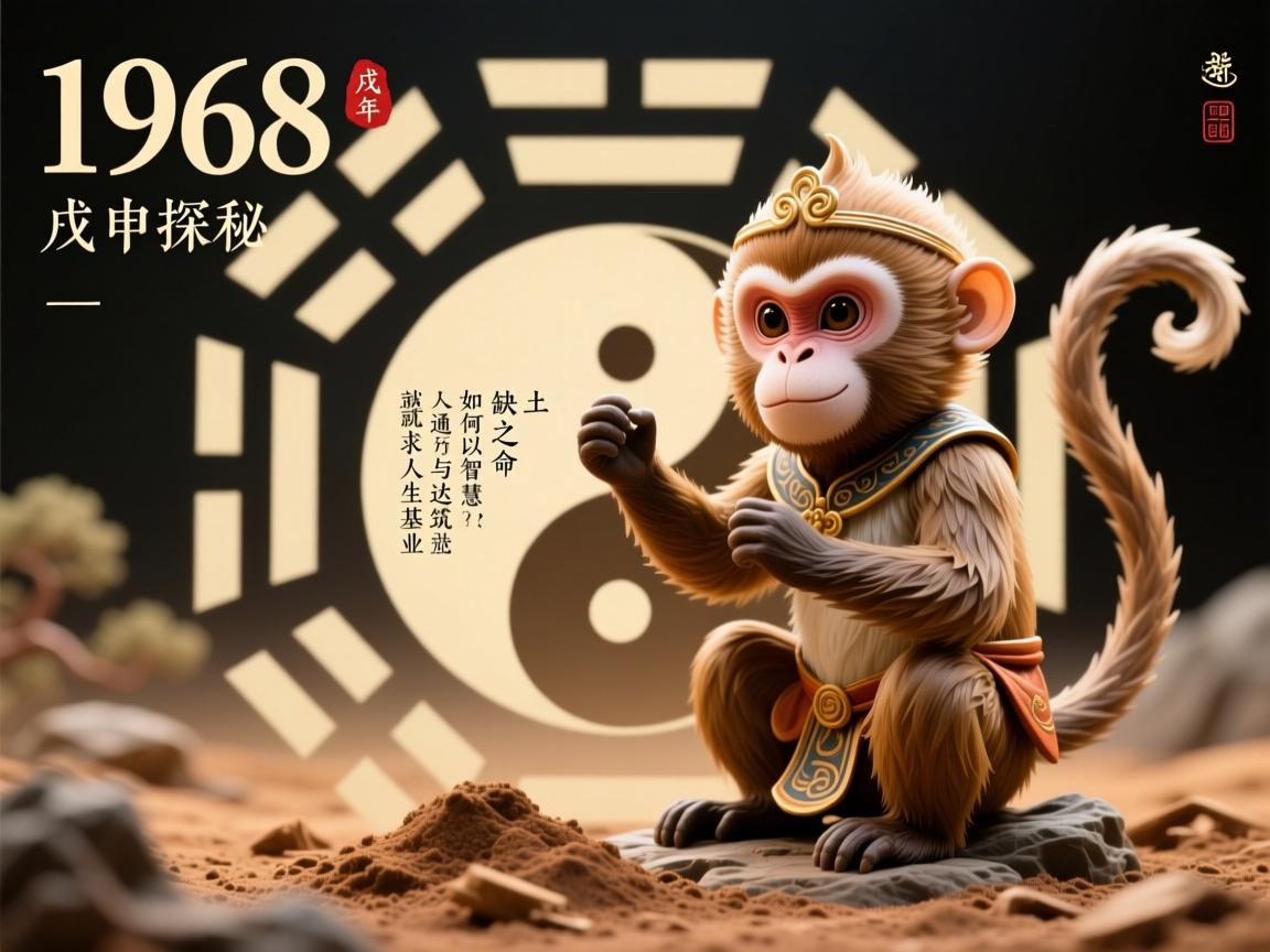 1968戊申猴年,五行探秘,缺土之命,如何以智慧与通达筑就人生基业? 1968戊申猴年,五行探秘,缺土之命,如何以智慧与通达筑就人生基业?