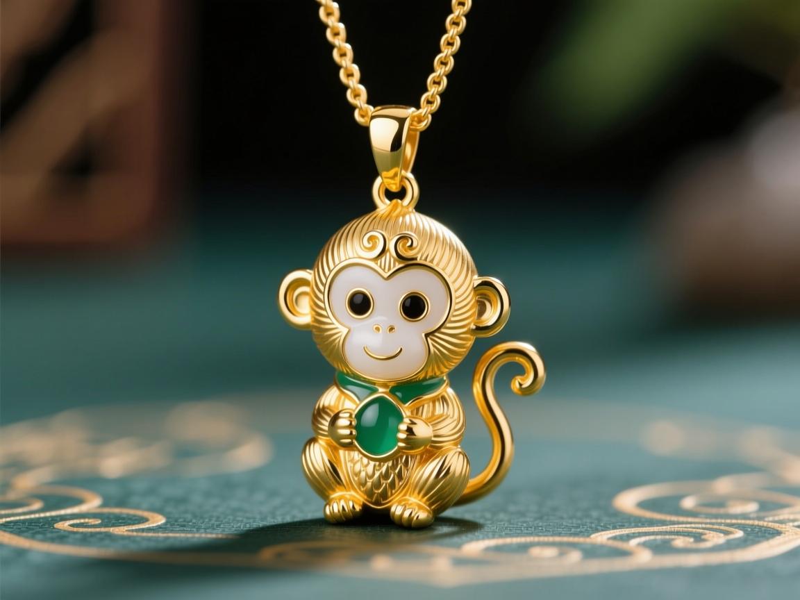 灵猴献瑞,专属守护,一枚生肖猴吊坠的吉祥寓意与时尚风采 灵猴献瑞,专属守护,一枚生肖猴吊坠的吉祥寓意与时尚风采