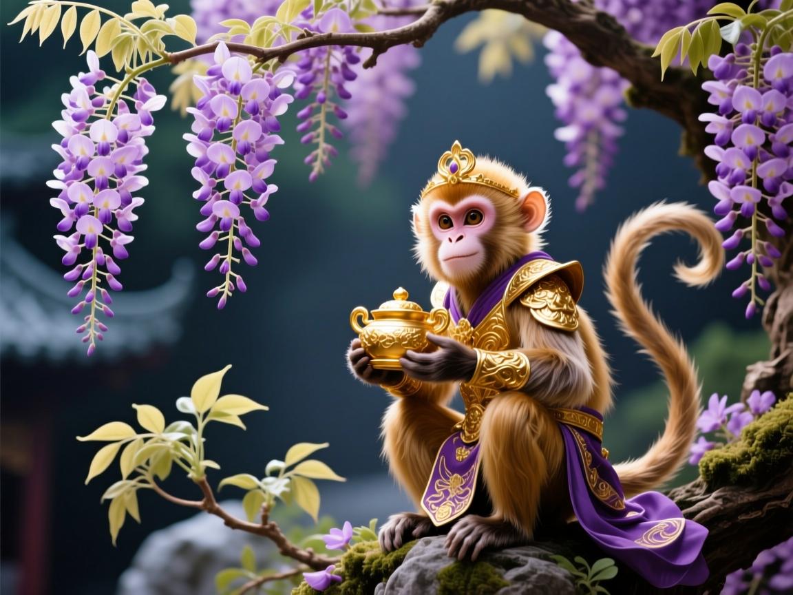 紫气东来,金猴献瑞,揭秘最旺猴的植物之王—紫藤 紫气东来,金猴献瑞,揭秘最旺猴的植物之王—紫藤