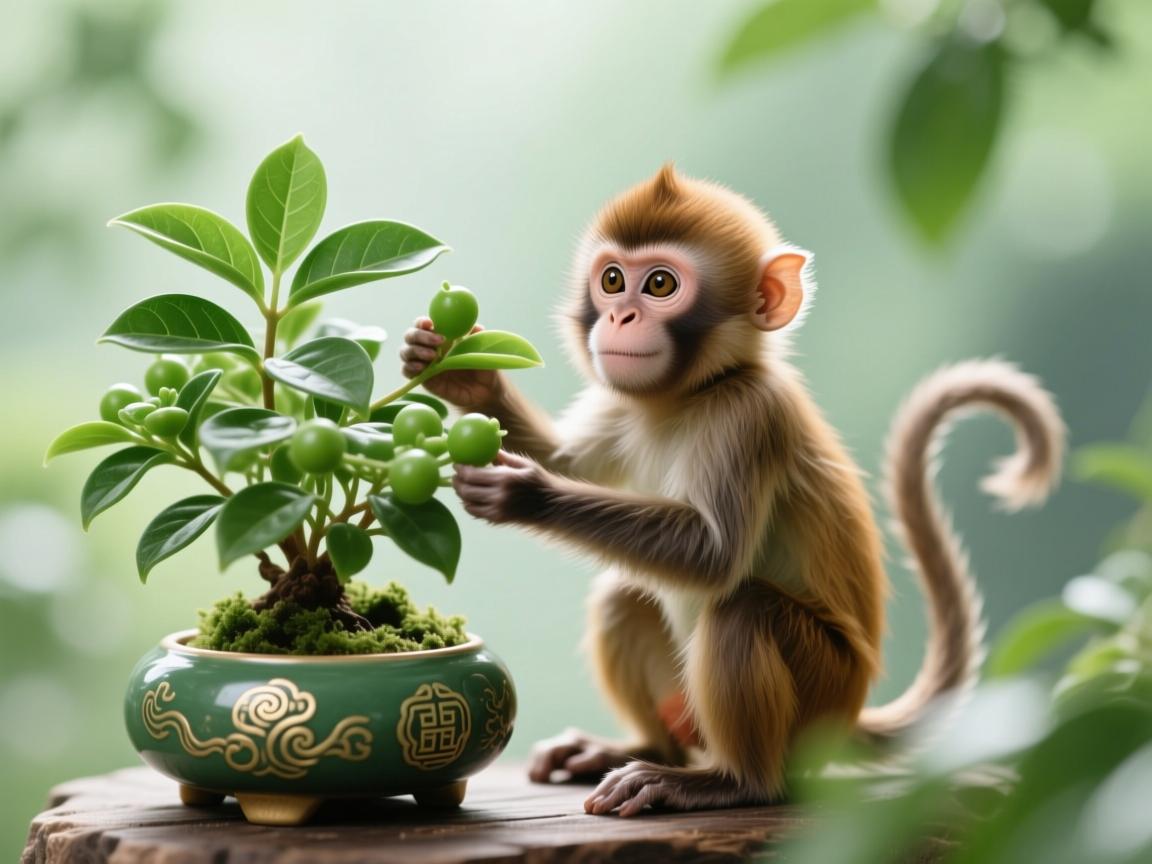 灵猴添绿意,运势更亨通,专属属猴人的旺运绿植指南 灵猴添绿意,运势更亨通,专属属猴人的旺运绿植指南