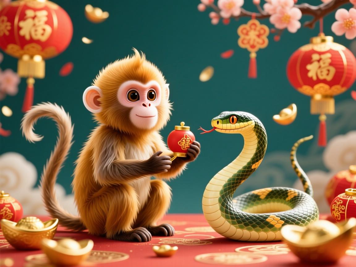 金猴辞旧岁,祥瑞迎新春,1968戊申猴的2025乙巳蛇年喜事展望 金猴辞旧岁,祥瑞迎新春,1968戊申猴的2025乙巳蛇年喜事展望