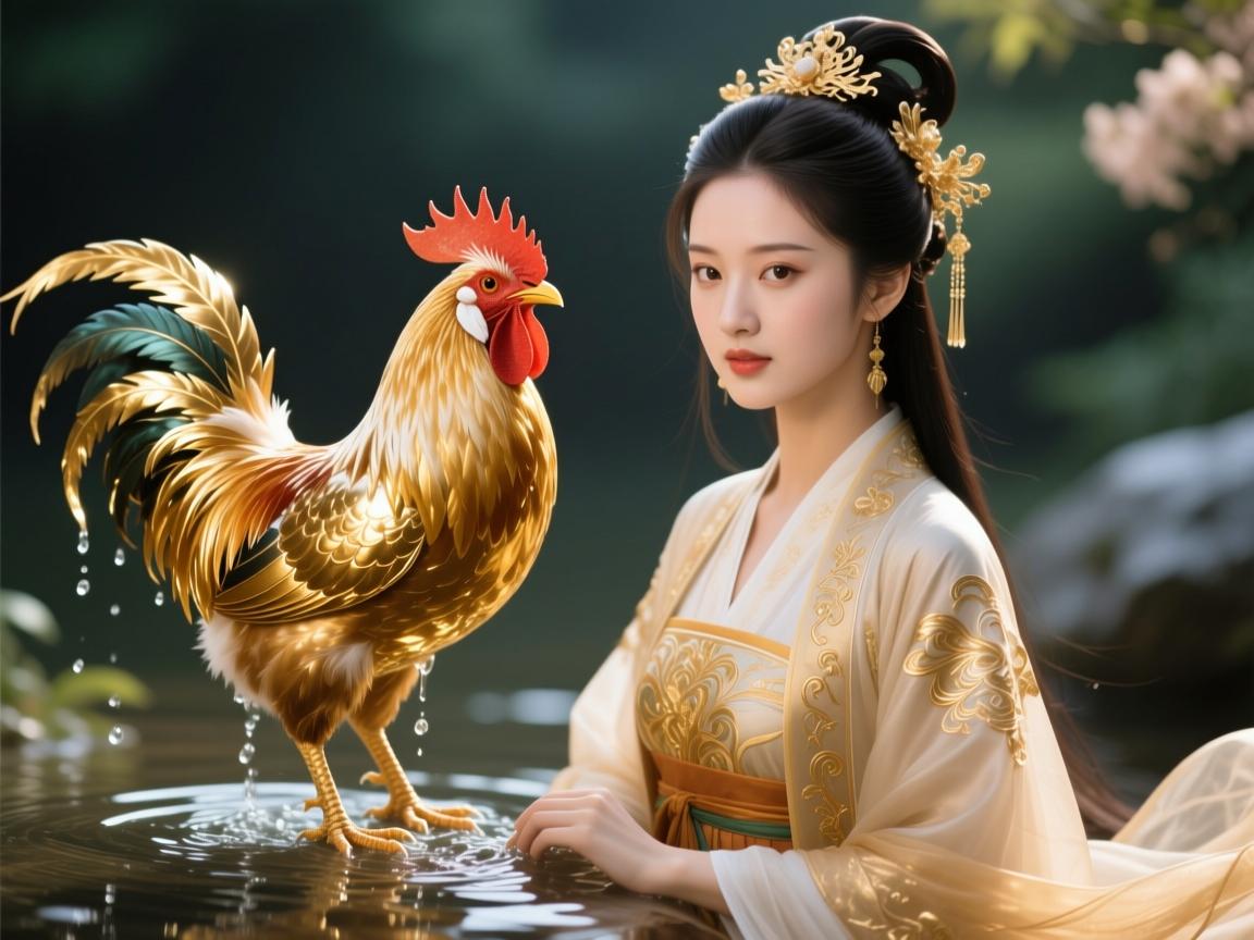 水润金鸣，为属鸡女寻一个大气的缺水之名