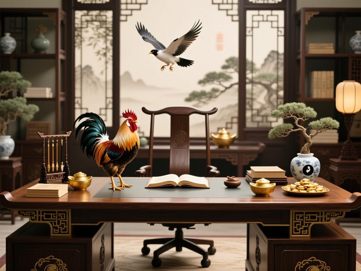 属鸡办公桌放什么最旺？巧用风水布局，助你振翅高飞、名利双收