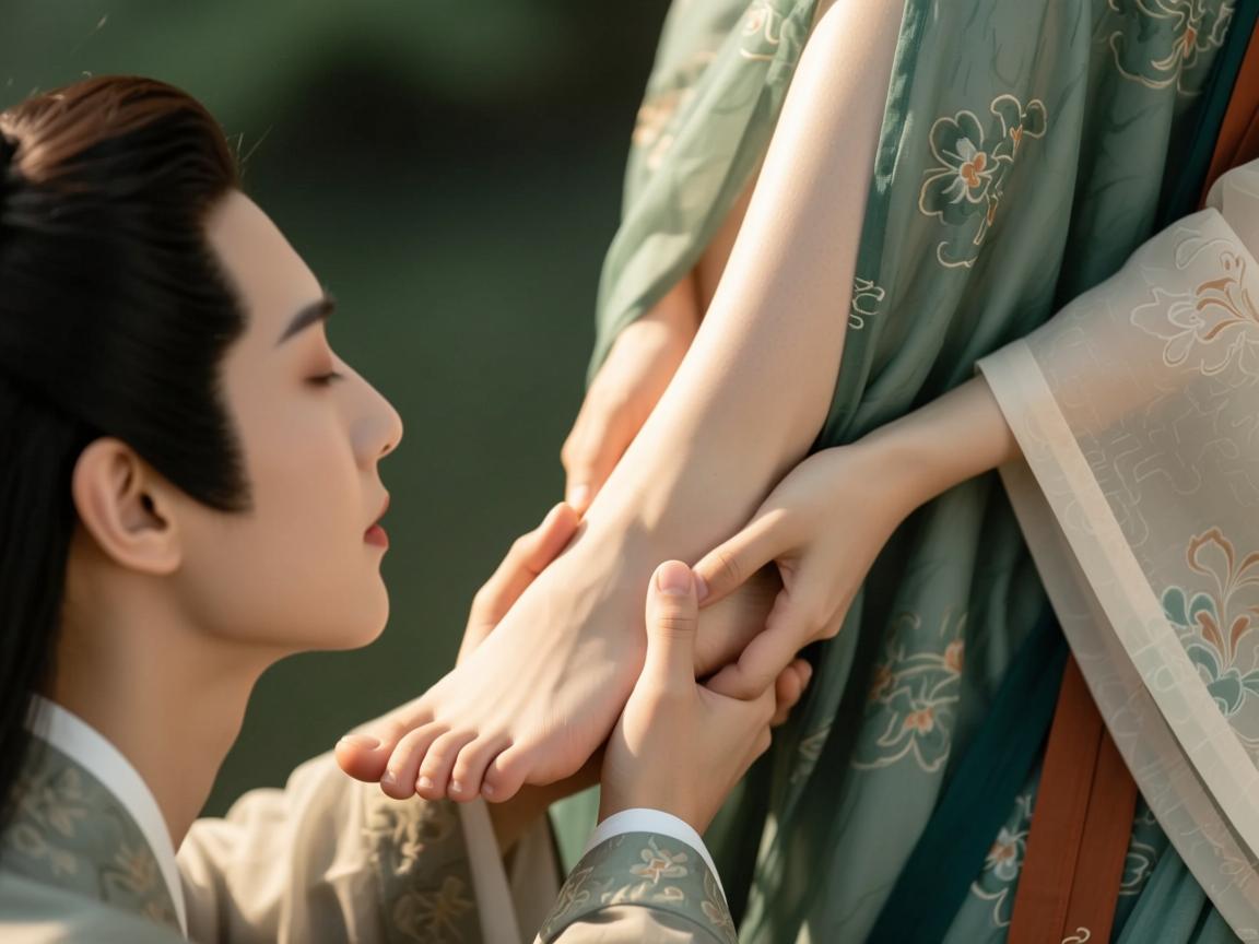 梦见自己抓住女人的脚