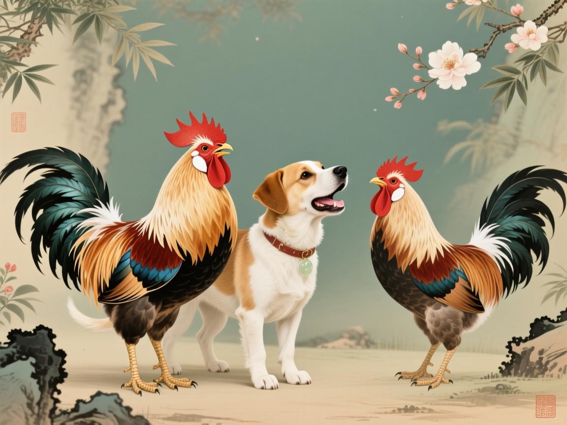 金鸡玉犬，啼鸣相随—浅析属狗与属鸡的婚姻配对数