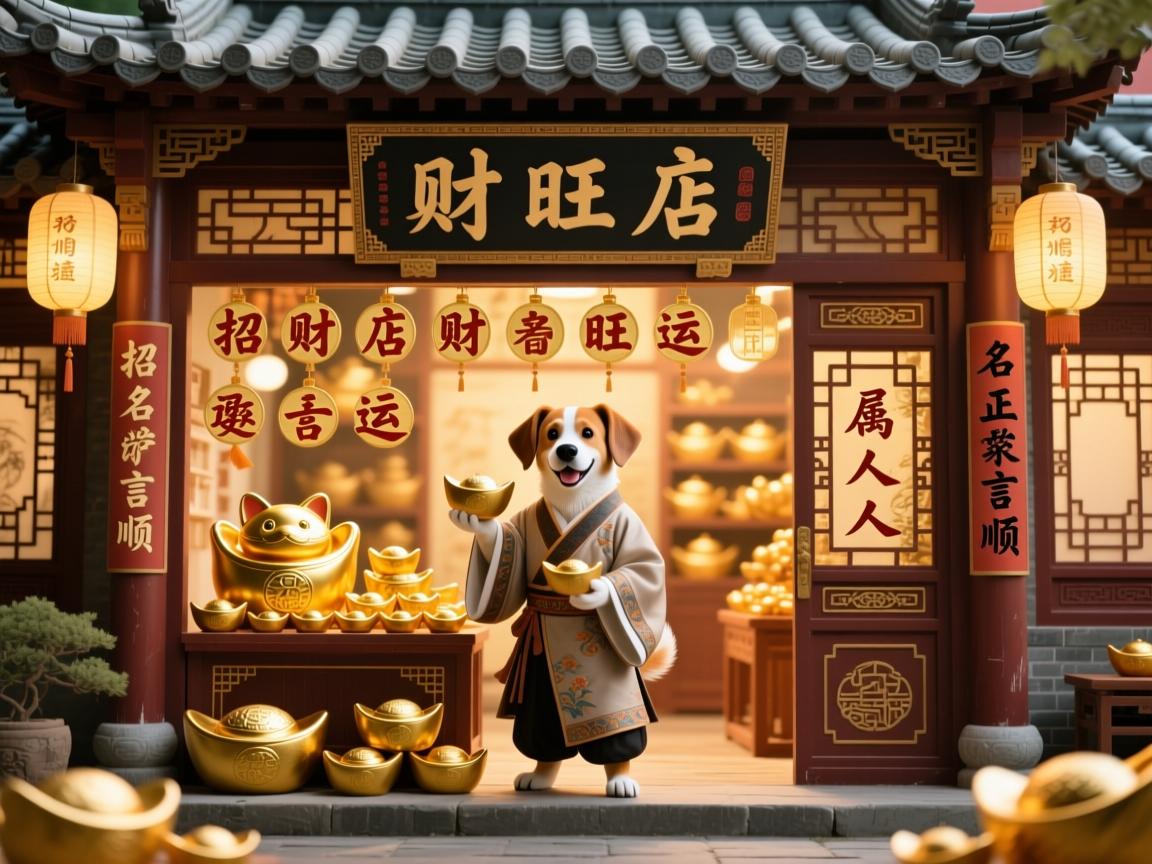 属狗人最聚财的店名，招财旺运，名正言顺