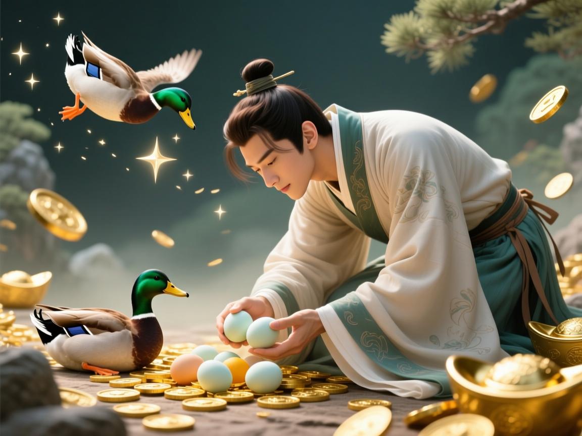 男人梦见捡鸭蛋的预兆,财富、机遇与潜在责任的象征 男人梦见捡鸭蛋的预兆,财富、机遇与潜在责任的象征