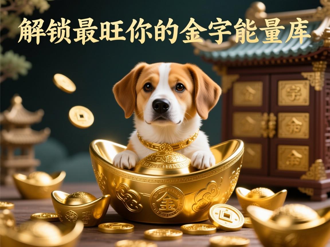 属狗补金，运势亨通，解锁最旺你的金字能量库