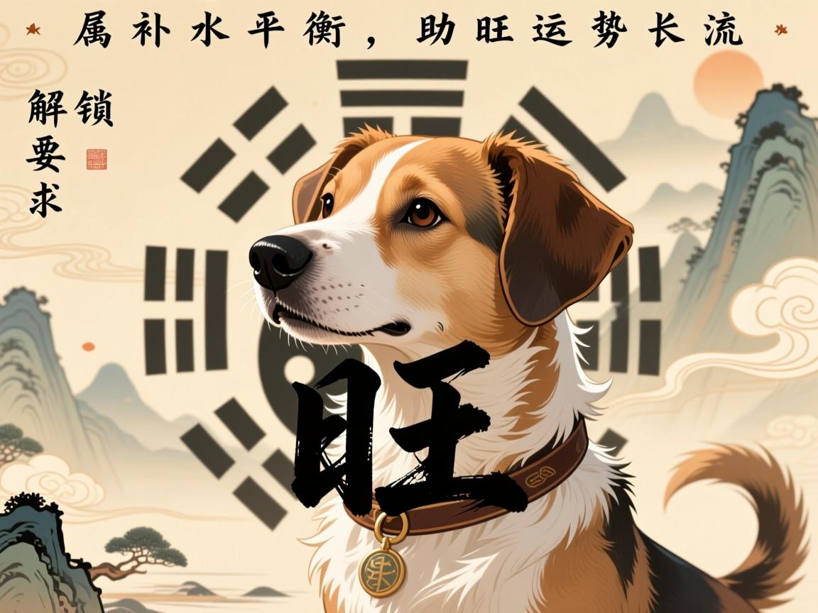 属狗补水最旺的字，解锁五行平衡，助旺运势长流