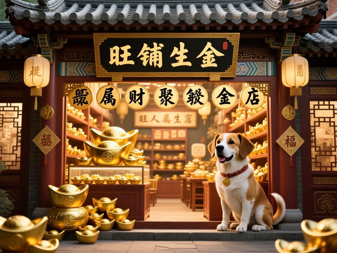 招财进宝，旺铺生金，属狗人最聚财的店名指南与深层解析