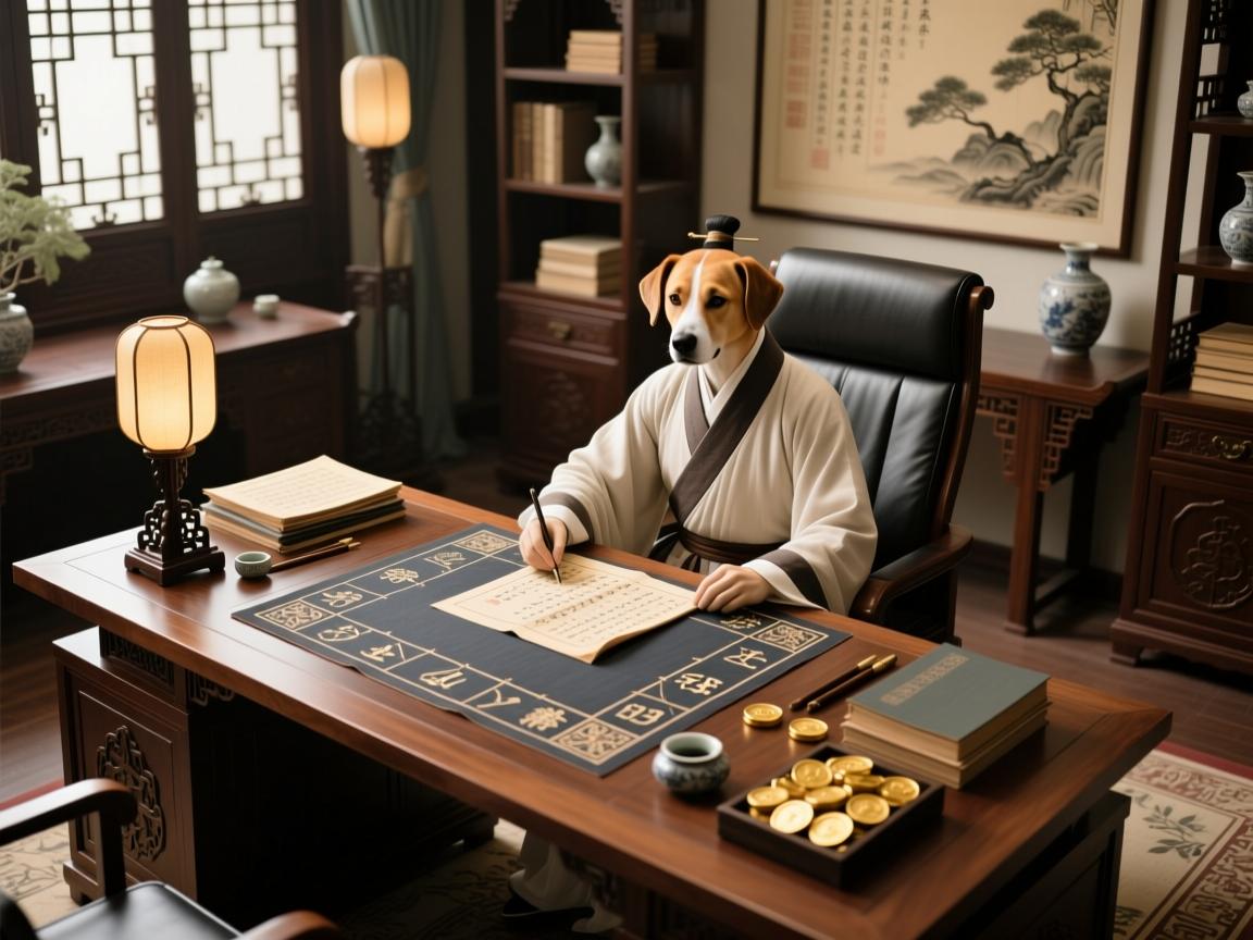 属狗人办公桌方位与坐向指南，巧布格局，旺事业、稳财运