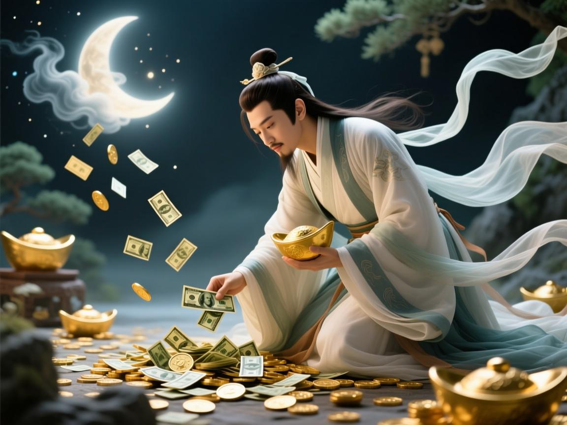 梦见捡钱是仙家托梦吗?一场跨越心理与民俗的财富遐想 梦见捡钱是仙家托梦吗?一场跨越心理与民俗的财富遐想