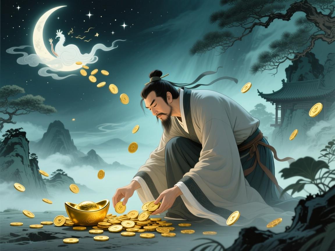 梦境探幽，男人梦见捡钱，是横财征兆还是心绪映照？深解周公解梦