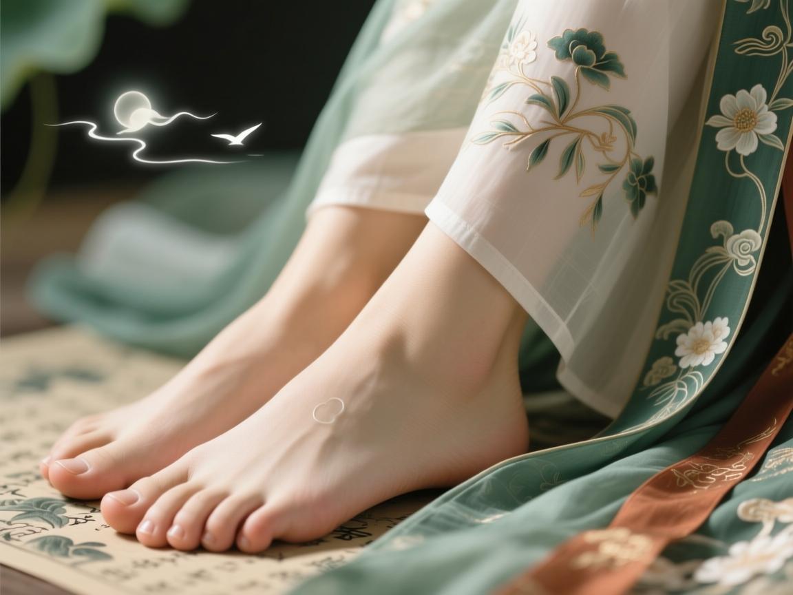 梦到女人脚是什么预兆，文化、心理与象征的深层解析