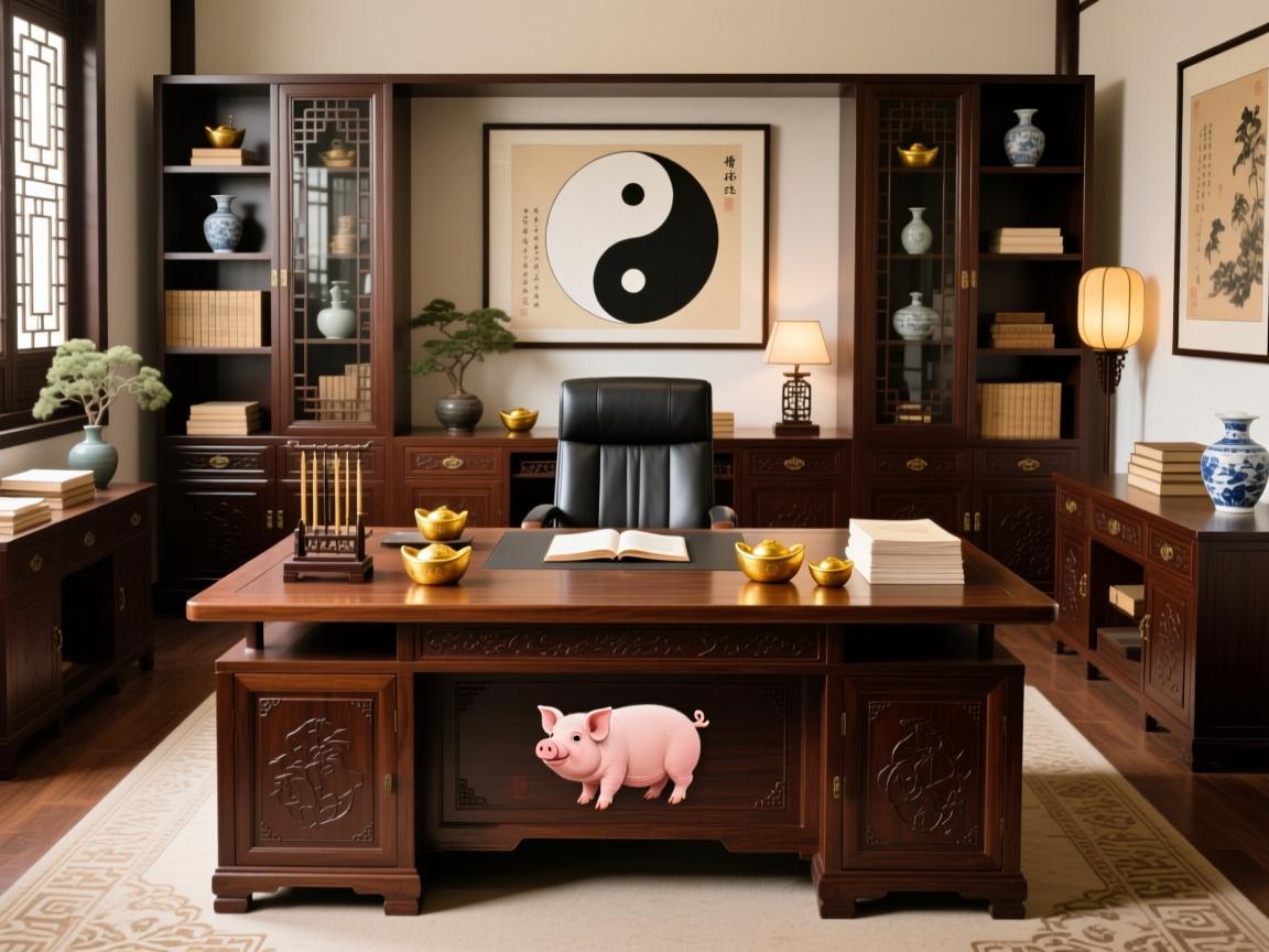 83年猪办公桌最佳旺财布局，风水智慧与实用指南