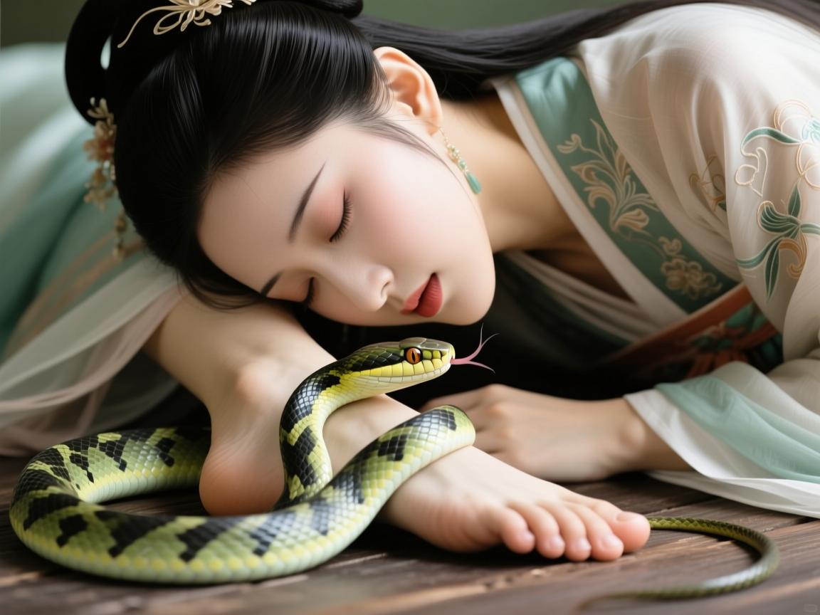 女人梦见蛇咬脚是什么预兆