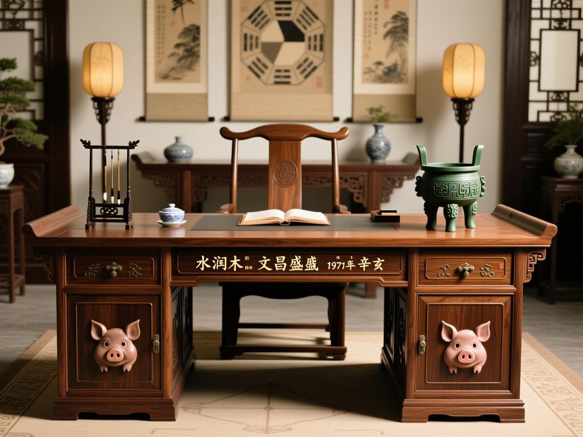 亥水润木,文昌鼎盛,1971年辛亥猪办公桌最佳朝向方位详解 亥水润木,文昌鼎盛,1971年辛亥猪办公桌最佳朝向方位详解