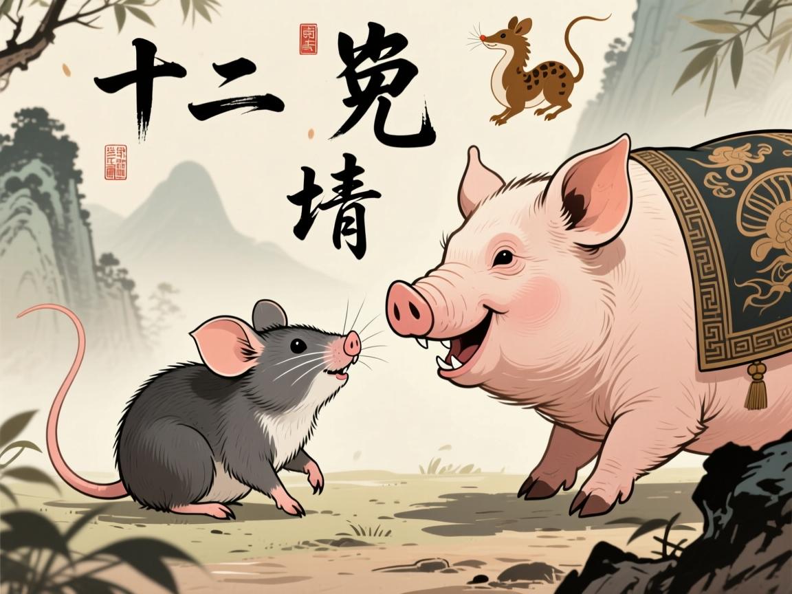当鼠遇猪，十二生肖中的潜在博弈与命运解析