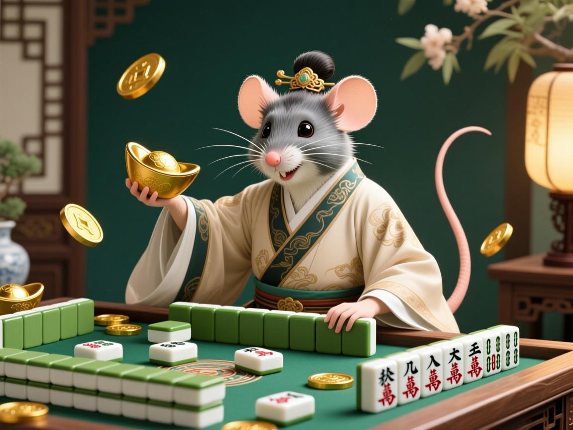 属鼠人今日麻将财运解析,智取巧夺,稳中求胜 属鼠人今日麻将财运解析,智取巧夺,稳中求胜