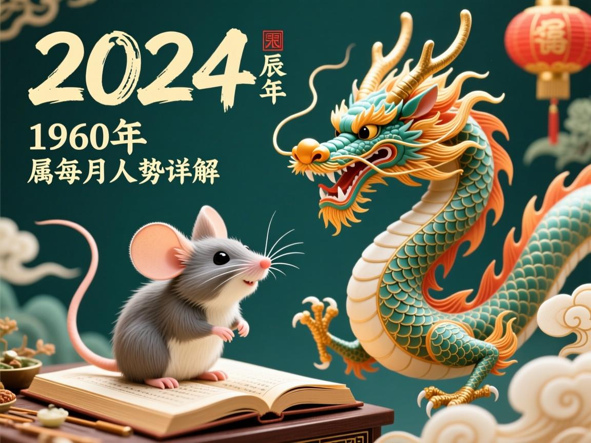 2024甲辰龙年，1960年属鼠人每月运势详解