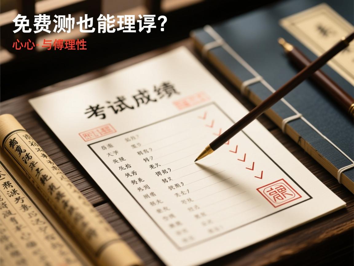 考试成绩也能占卜?免费测试背后的心理博弈与理性抉择 考试成绩也能占卜?免费测试背后的心理博弈与理性抉择