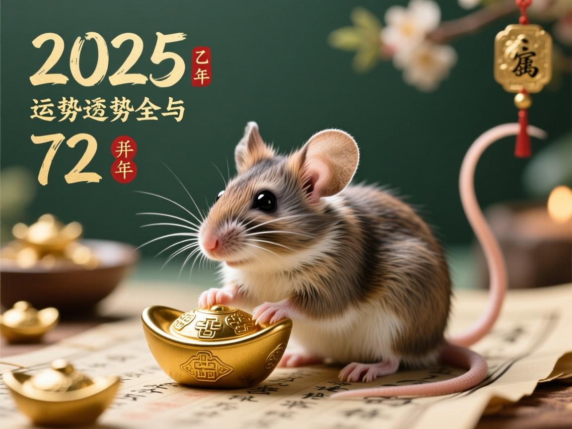 2025乙巳年，72年属鼠人的运势全解与开运指南