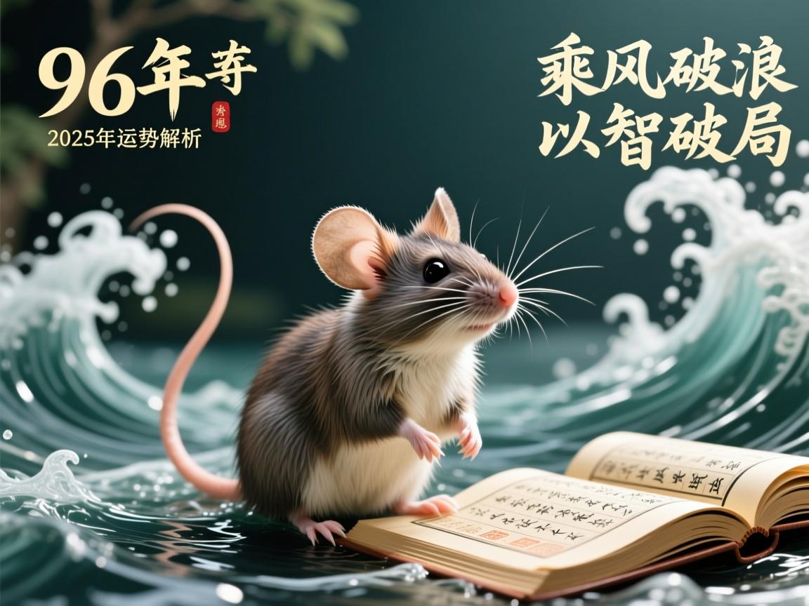 96年属鼠者2025年运势解析，乘风破浪，以智破局